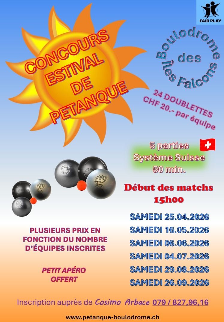 Affiche du concours à Sierre